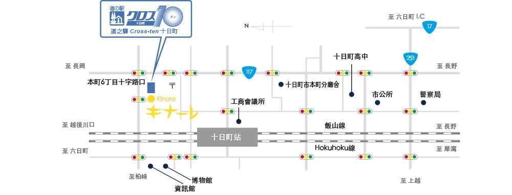 Tokamachi City map