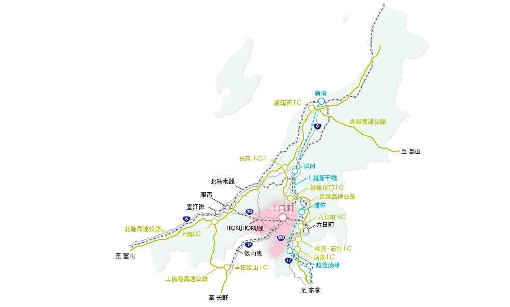 Niigata Prefecture map